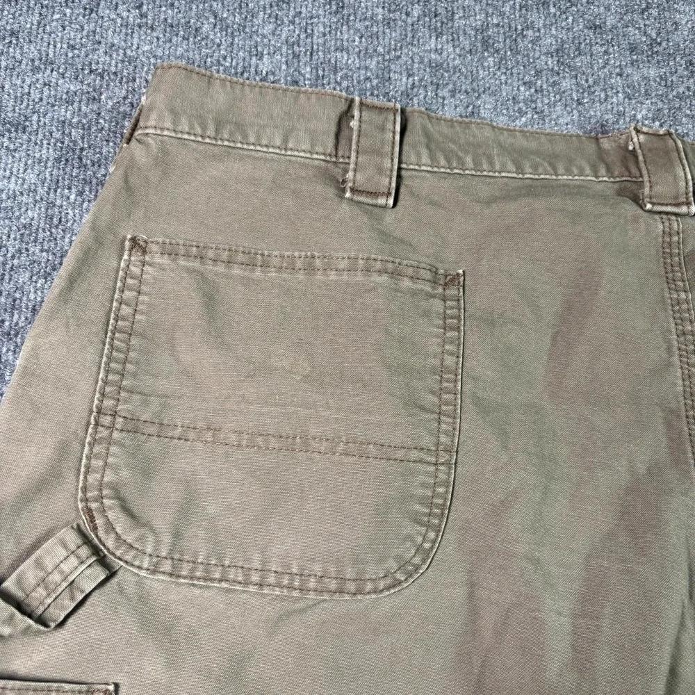 Carhartt Carpenter Shorts Men's 44 Brown Ripstop Workwear Utility Technician